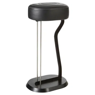 Pre-owned Classicon Leather  Bar Stool No. 2 Design Eileen Gray - Black