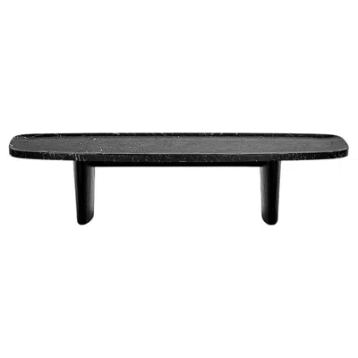 Pre-owned Classicon Marble Matéria Side Table By Christian Haas In Black
