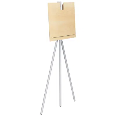 Pre-owned Classicon Notos Standing Desk In Maple And Chrome By Thomas Kühl & Andreas Krob In Brown