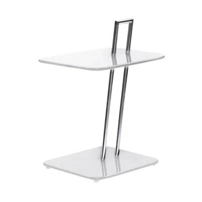 Pre-owned Classicon Occasional Rectangular Side Table In White By Eileen Gray