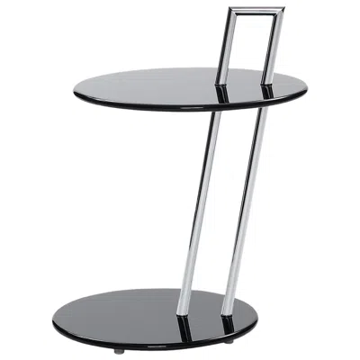 Pre-owned Classicon Occasional Round Side Table In Black By Eileen Gray
