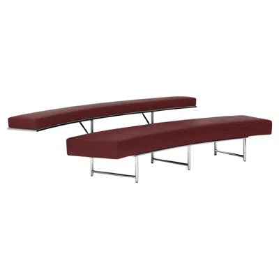Pre-owned Classicon Sofa In Red Leather  Monte Carlo Design Eileen Gray
