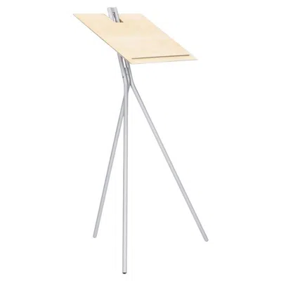 Pre-owned Classicon Standing Desk-multifunctional Table-lectern  Notos Standing Desk Maple In Brown