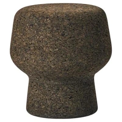 Pre-owned Classicon Stool Or Side Table  Corker No. 3 Design Herzog & De Meuron - Dark Cork In Brown