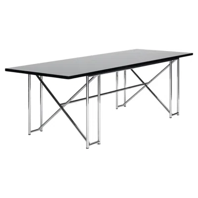 Pre-owned Classicon Table  Double X Table Design Eileen Gray - Tabletop Black Ash