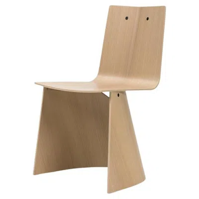 Pre-owned Classicon Wooden Chair  Venus Chair Design Konstantin Grcic - Oak In Brown
