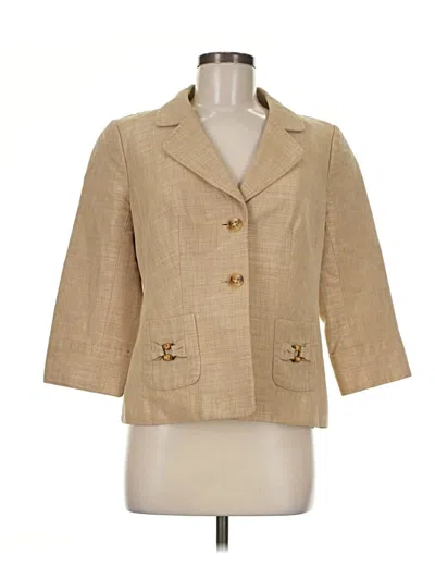 Pre-owned Classiques Entier Blazer Jacket In Tan