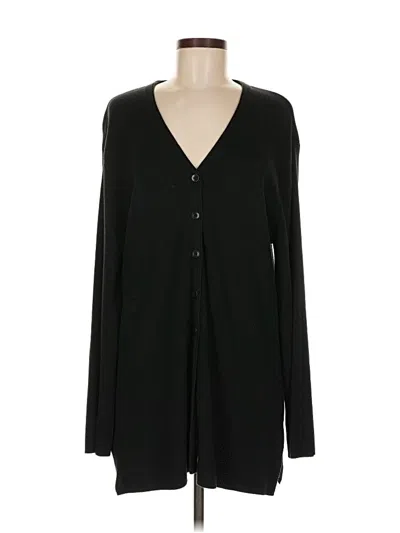 Pre-owned Classiques Entier Cardigan Sweater In Black