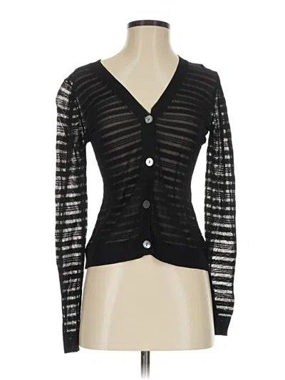 Pre-owned Classiques Entier Cardigan Sweater In Black