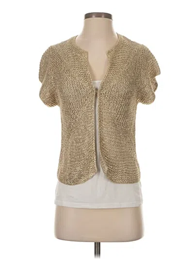 Pre-owned Classiques Entier Cardigan Sweater In Gold
