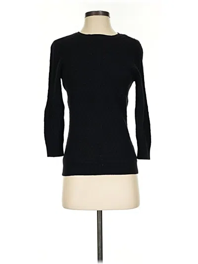 Pre-owned Classiques Entier Cashmere Pullover Sweater In Black