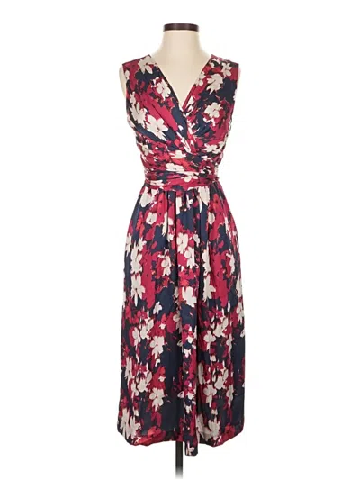 Pre-owned Classiques Entier Cocktail Dress In Burgundy