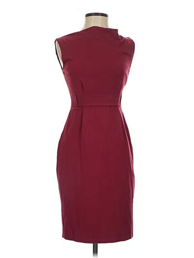 Pre-owned Classiques Entier Cocktail Dress In Burgundy