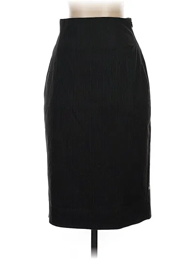 Pre-owned Classiques Entier Formal Skirt In Black