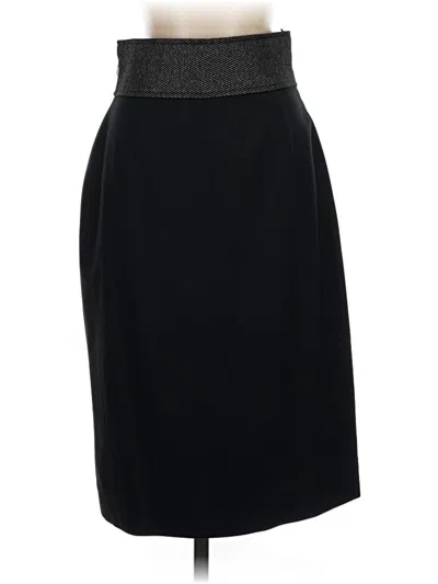 Pre-owned Classiques Entier Formal Skirt In Black