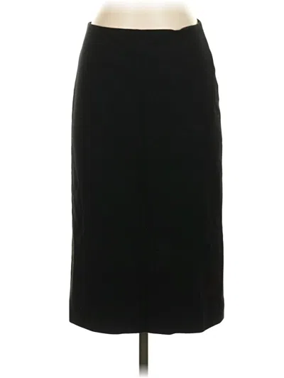Pre-owned Classiques Entier Formal Skirt In Black