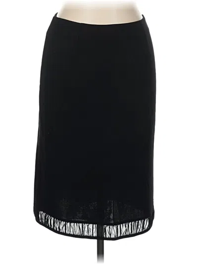 Pre-owned Classiques Entier Formal Skirt In Black