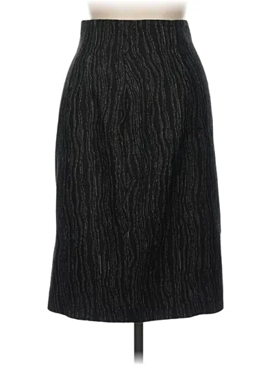 Pre-owned Classiques Entier Formal Skirt In Black
