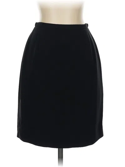 Pre-owned Classiques Entier Formal Skirt In Black