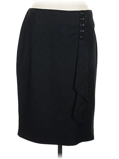Pre-owned Classiques Entier Formal Skirt In Black