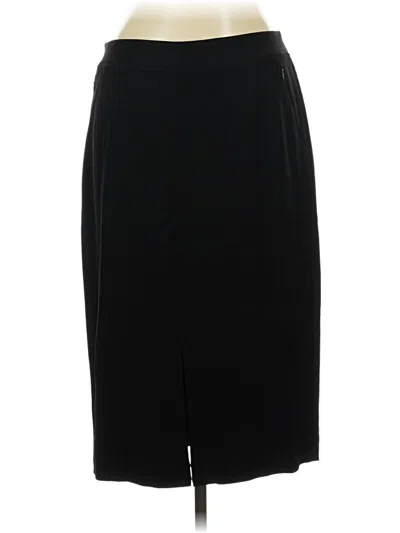 Pre-owned Classiques Entier Formal Skirt In Black