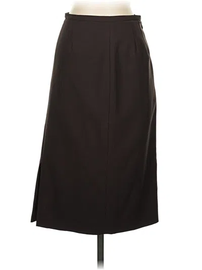 Pre-owned Classiques Entier Formal Skirt In Brown