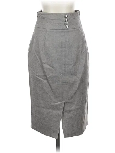 Pre-owned Classiques Entier Formal Skirt In Gray