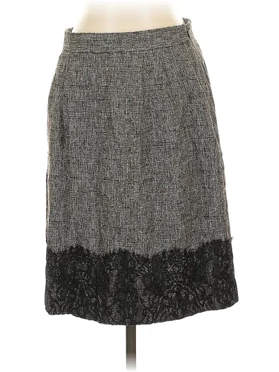 Pre-owned Classiques Entier Formal Skirt In Gray