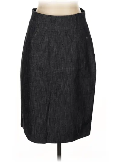 Pre-owned Classiques Entier Formal Skirt In Gray