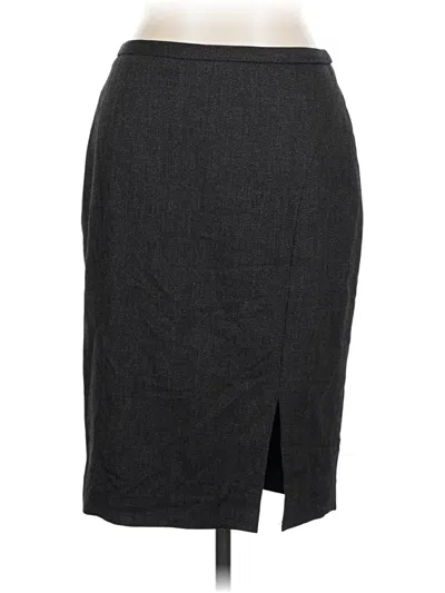 Pre-owned Classiques Entier Formal Skirt In Gray