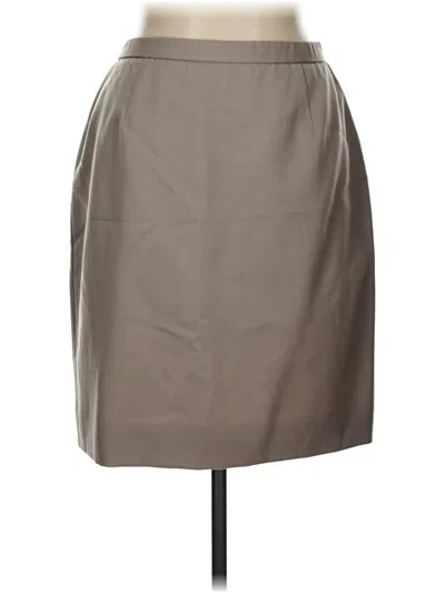 Pre-owned Classiques Entier Formal Skirt In Gray