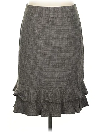 Pre-owned Classiques Entier Formal Skirt In Gray