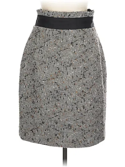 Pre-owned Classiques Entier Formal Skirt In Gray