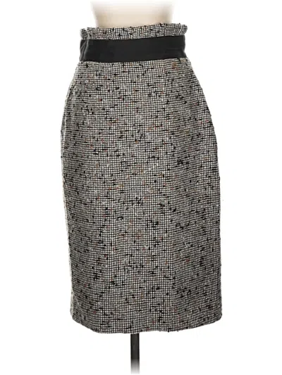 Pre-owned Classiques Entier Formal Skirt In Gray