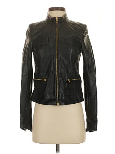 Pre-owned Classiques Entier Leather Jacket In Black