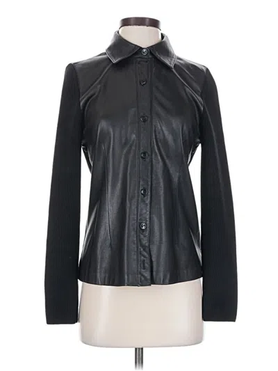 Pre-owned Classiques Entier Leather Jacket In Black