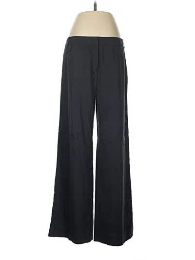 Pre-owned Classiques Entier Linen Pants In Black