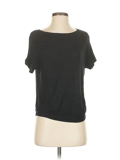 Pre-owned Classiques Entier Short Sleeve Top Black Boatneck Tops