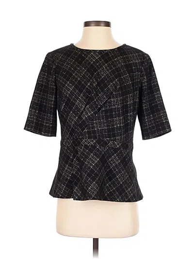 Pre-owned Classiques Entier Short Sleeve Top Black Square Neckline Tops