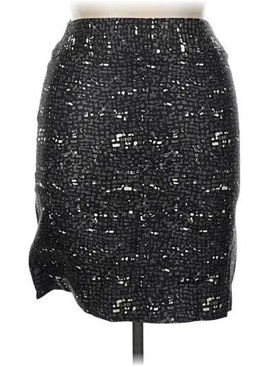 Pre-owned Classiques Entier Silk Skirt In Black