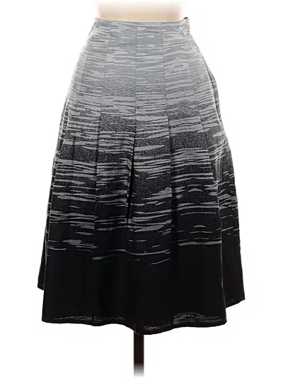 Pre-owned Classiques Entier Silk Skirt In Gray