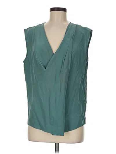 Pre-owned Classiques Entier Sleeveless Blouse In Blue