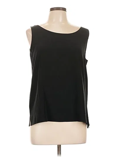 Pre-owned Classiques Entier Sleeveless Silk Top Black One Shoulder Neckline Tops