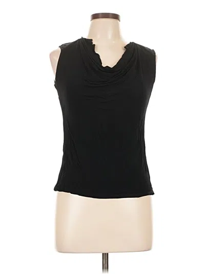 Pre-owned Classiques Entier Sleeveless Top Black Cowl Neck Tops