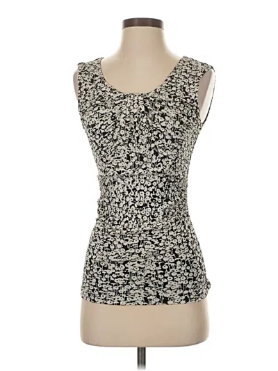 Pre-owned Classiques Entier Sleeveless Top Black Sweetheart Neckline Tops
