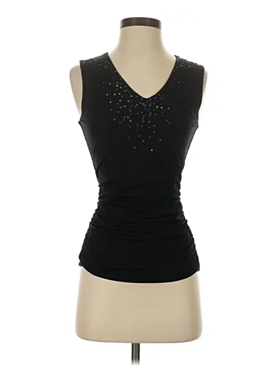 Pre-owned Classiques Entier Sleeveless Top Black Sweetheart Neckline Tops