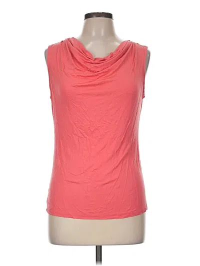 Pre-owned Classiques Entier Sleeveless Top Orange Cowl Neck Tops
