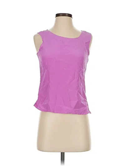 Pre-owned Classiques Entier Sleeveless Top Purple Scoop Neck Tops