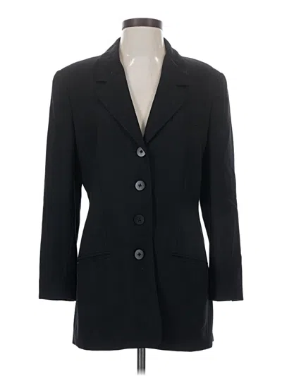 Pre-owned Classiques Entier Wool Blazer Jacket In Black