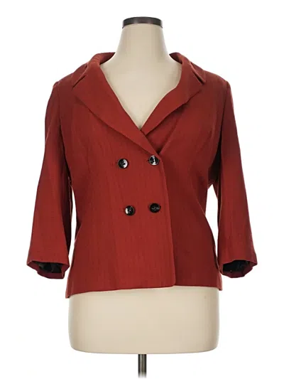 Pre-owned Classiques Entier Wool Blazer Jacket In Red